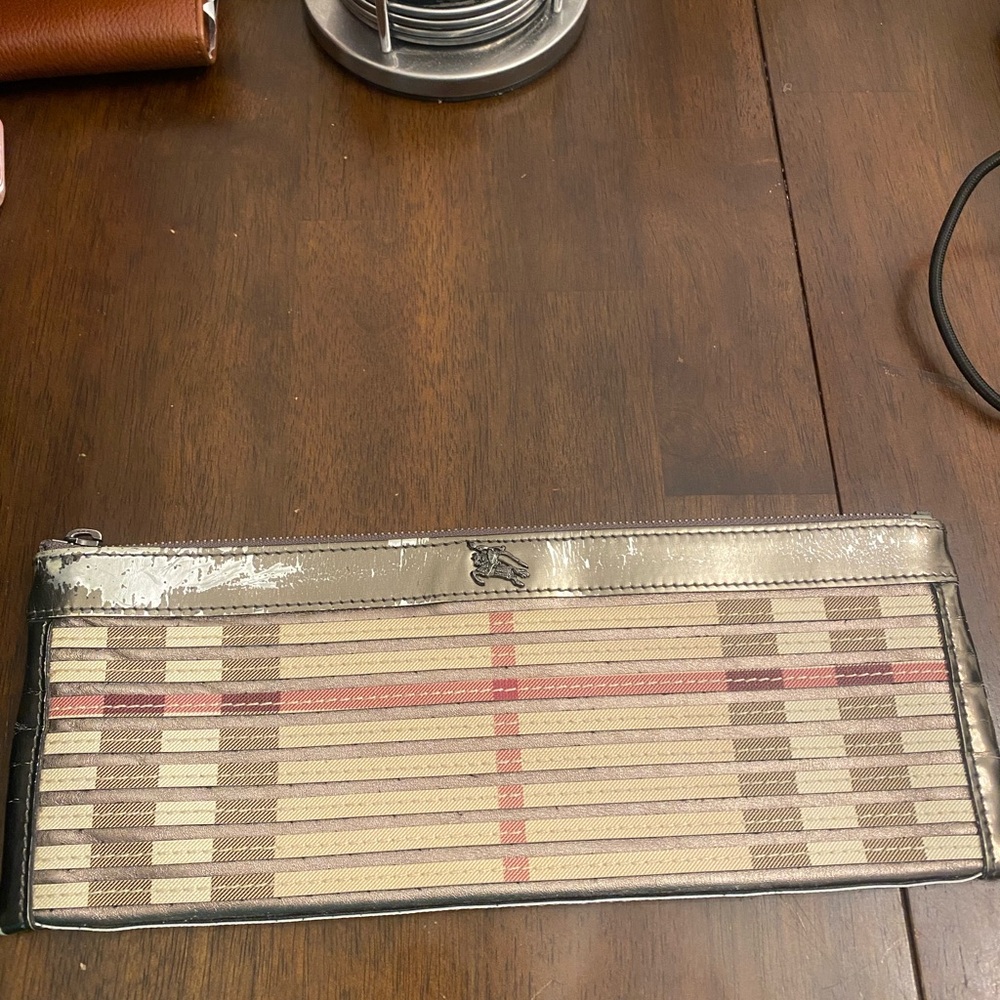Burberry Prorsum Plaid Clutch